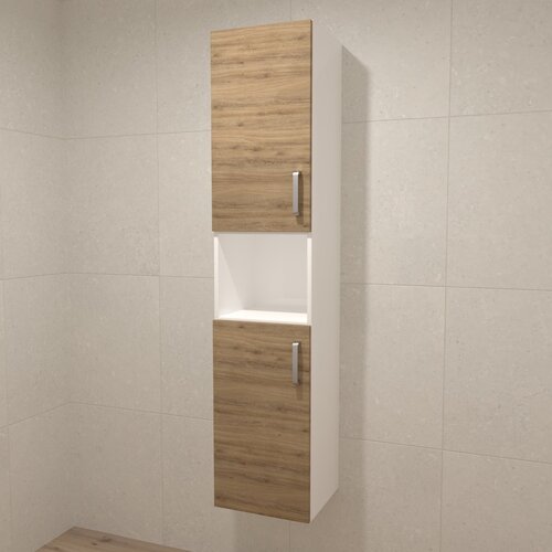 Kolpa San kopalni&amp;scaron;ka visoka omara kolpa san evelin (&amp;scaron; 37 x v 170 x g 34,6 cm, siva/hrast) Slike