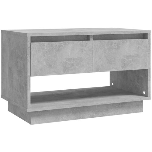 Maison Chic TV omarica - TV stojalo - Televizijska omarica betonsko siva 70x41x44 cm iverna plo&amp;scaron;ča, (21701148) Slike