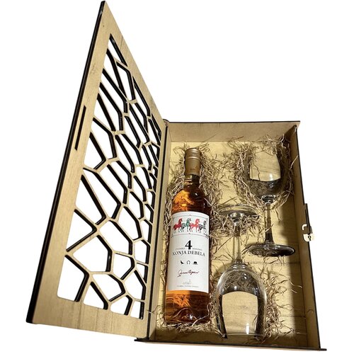 ZVONKO BOGDAN 4 konja debela Gift Box 2 ča&scaron;e - model saće Cene