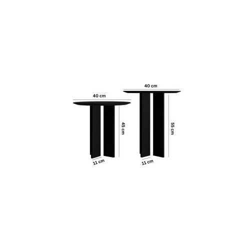Hanah home Leo set klub stolova, 2 dijela, zeleni Slike