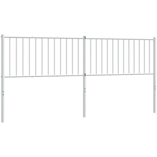  Metalno zamjensko uzglavlje bijelo 193 cm Slike