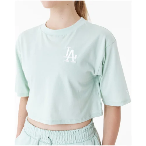 New Era Majice & Polo majice Mlb le crop tee losdod Zelena