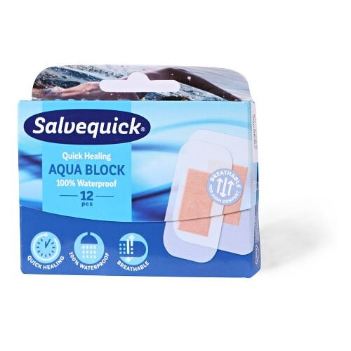 Salvequick Aqua Block flasteri, 12 komada Slike