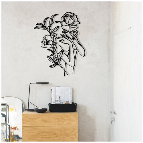 Wallity Zidna dekoracija Elif, 40x50 cm, 1,2 mm, crna Cene