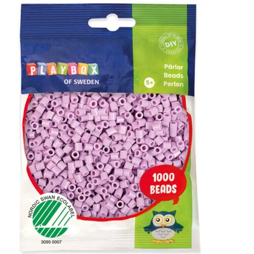 Playbox 5mm MIDI peglajuće perle u pakiranju od 1000 komada, pastelno ljubičaste boje Cene