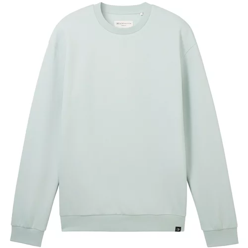 Tom Tailor Sweater majica svijetlozelena / crna / bijela