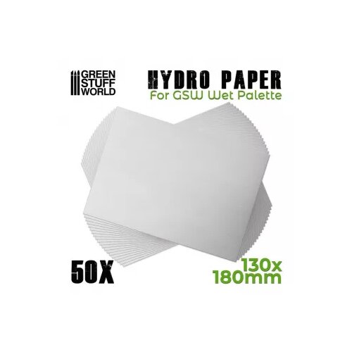 Green Stuff World hydro paper sheet - 130x180mm - pack x50 Slike