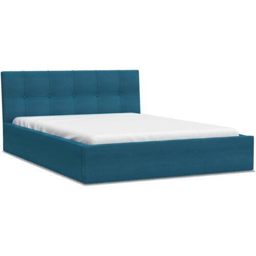 Molarem Home Tapecirani krevet RINO 180*200 plava tkanina Slike