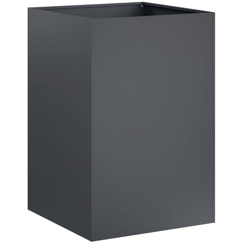  Vrtna saksija 2 kom. Antracit 50 x 50 x 75 cm Čelična vrata Slike