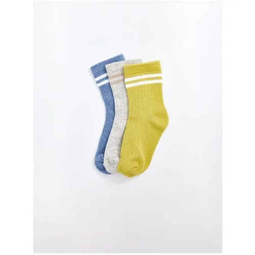 LC Waikiki Lcw Striped Baby Boy Socks 3-Pack