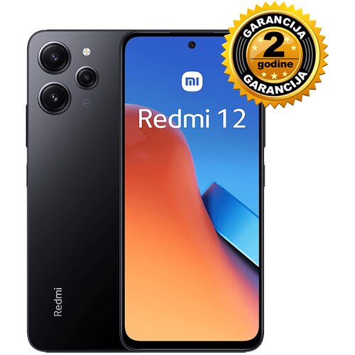 XIAOMI REDMI 12 8+256GB BLACK EU Slike