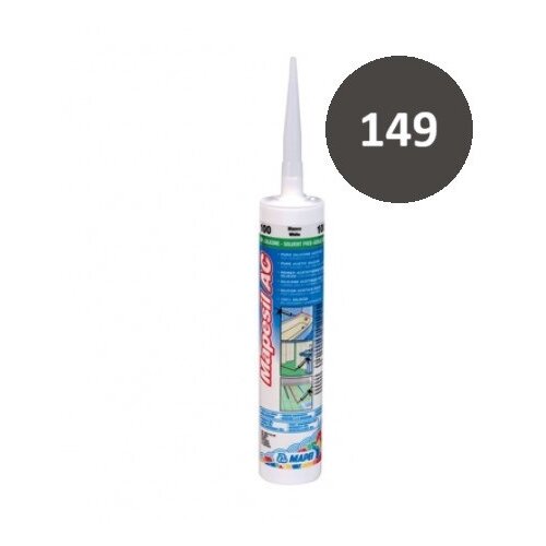 MAPEI SILIKONSKA TESNILNA MASA MAPESIL AC 149 300 ML VULKANSKO SIVA Cene