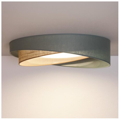  BRILAGI-LED Plafonsko svetlo VELVET TWIST LED/24W/230V 4000K prečnik 55 cm zel./bež. Slike