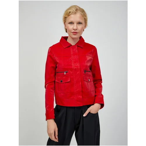 Desigual Red Cleveland Womens Jacket - Women