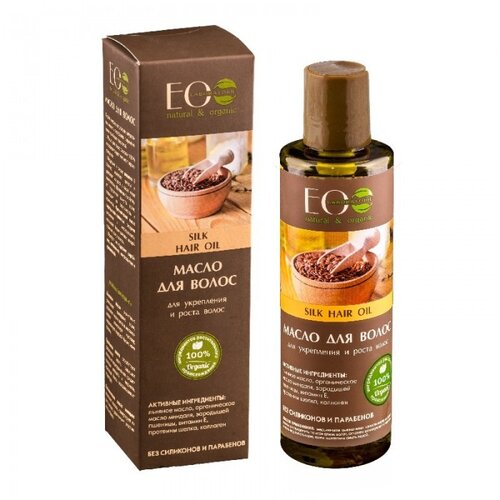 ECO LABORATORIE EO Laboratorie - Svilenkasto ulje za jačanje i rast kose 200ml Slike