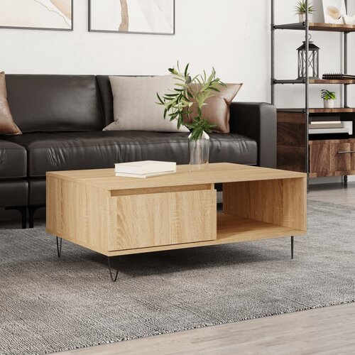 vidaXL Stolić za kavu boja hrasta sonome 90x60x35 cm konstruirano drvo Cijene