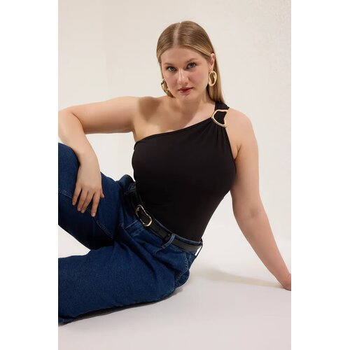 Trendyol Ženski bodi Tbbss25Cs00004, Crni Cene