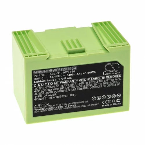 VHBW Baterija za iRobot Roomba E5 / E6 / I3 / I7 / I8, Li-Ion, 3400 mAh