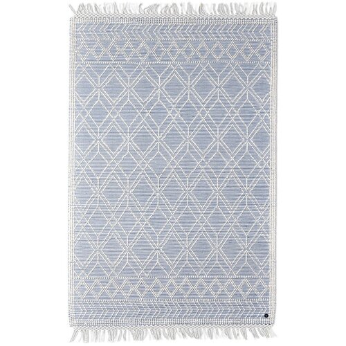 Tom Tailor ROČNO TKANA PREPROGA Colored Macrame four 190/290 cm tkano krem barve, pastelno modra Cene