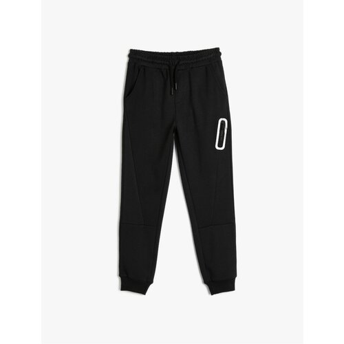 Koton Basic Jogger Sweatpants with Pocket Tie Waist Pocket Zipper Detailed Cotton Slike