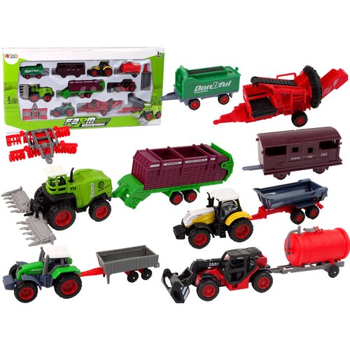  Set poljoprivrednih vozila traktora - 12 elemenata Cene