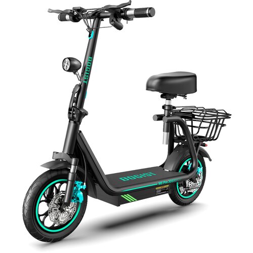 Bogist M5 Pro 12-palčni zložljivi električni skuter s sedežem in prtljažnikom - 500 W motor, 11 Ah 48 V baterija - pametna kolutna zavora BMS, (21249614) Cene