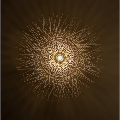  Brilagi - LED luster na sajli CERIA BOHO 1xE27/40W/230V prečnik 100 cm bambus Slike