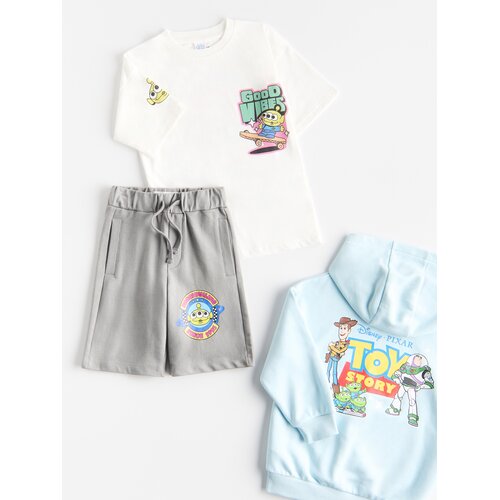 Reserved BOYS` T-SHIRT & SHORTS - krem Cijene