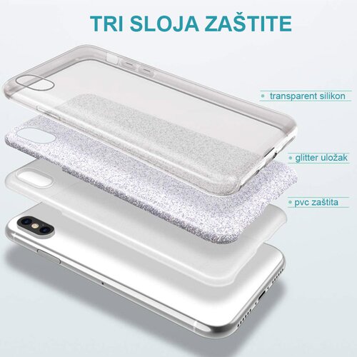  Maska za Samsung A55 5G/ A556B Crystal Dust crna Cene