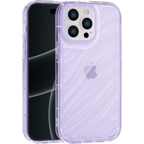 Apple aurora wave maska za iphone 15 pro - ljubičasta Cene