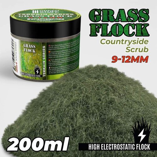 Green Stuff World Static Grass 9&ndash;12mm Countryside Scrub | Statička trava 9&ndash;12mm prirodni teren 200ml Cene