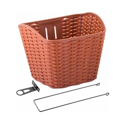  *KORPA VENSINI PVC PLETENA IMTACIJA BRAON SA DRŽAČIMA Cene