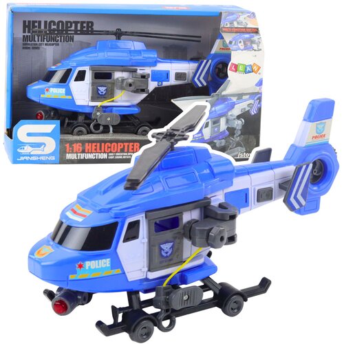 Policijski helikopter za igru u omjeru 1:16 - svjetlo plavi Slike