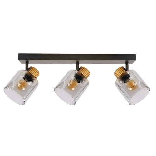  Brilagi - Spot svetlo HYGGE 3xE14/15W/230V crno/zadimljeno Slike