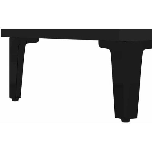  Komoda crna 69,5 x 34 x 90 cm od konstruiranog drva Slike