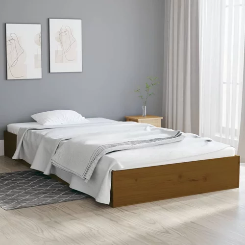  za krevet od masivnog drva boja meda 100 x 200 cm