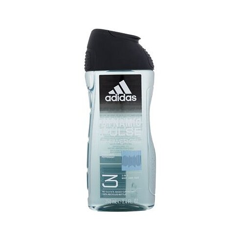 Adidas Dynamic Pulse Shower Gel 3-In-1 gel za prhanje 250 ml za moške Cene