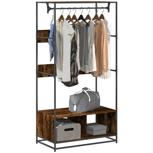 vidaXL Ormar boja dimljenog hrasta 90x50x180 cm od konstruiranog drva Cijene