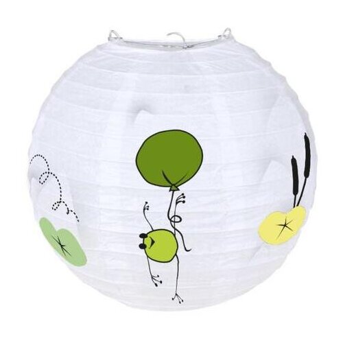 Rabalux dečija papirna viseća lampa Froggo, 40cm Slike