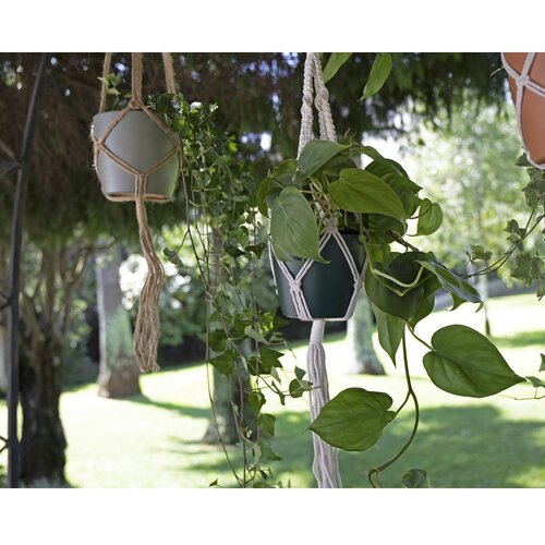 Artevasi Tekstilni lanac za vje&amp;scaron;anje tegli za cvijeće &amp;oslash; 13 cm (visina 100 cm) Macram&amp;eacute; &amp;ndash; Slike