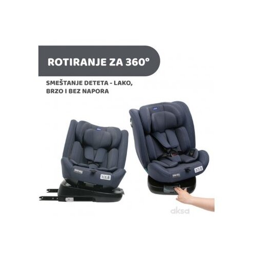 Chicco autosjedalica Unico EVO 40-150cm, Isofix, plava Slike