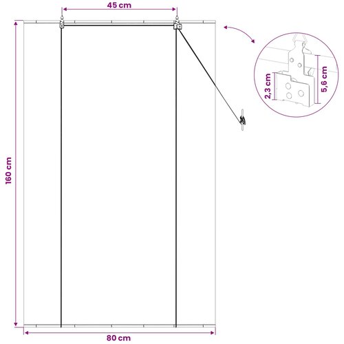 Rolo zavjesa Siva 80 x 160 cm Bambus Slike