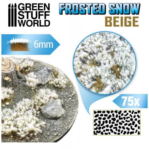 Green Stuff World frosted tuft snow beige - 6 mm Slike
