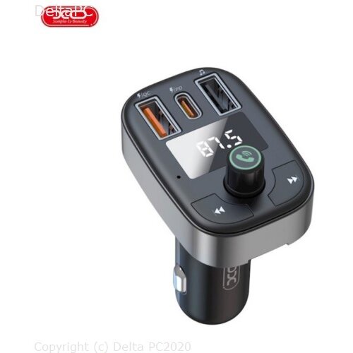 XO transmitter FM BCC06 Bluetooth MP3 car charger 50W black Slike