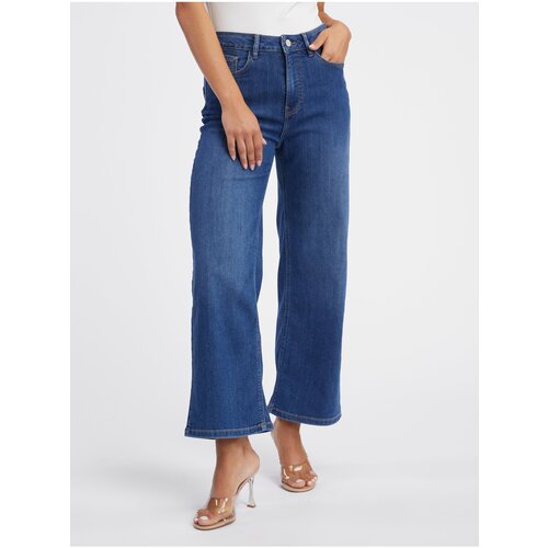Orsay Dark Blue Women Wide Jeans - Women Slike