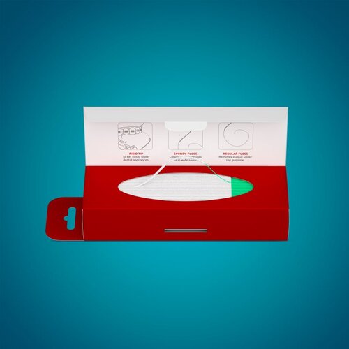 MEDIBLANC Dental Floss For Braces zobna nitka za zobne aparate in vsadke 50 kos Slike