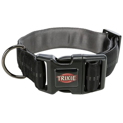 Trixie softline Elegance široka ogrlica crna M-L 11625 Cene