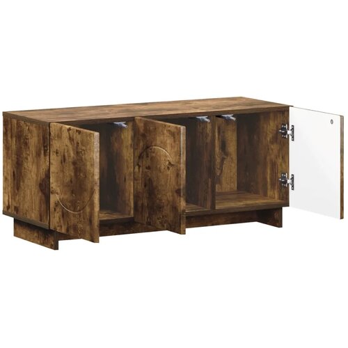  TV stalak 90 x 34 5 x 40 cm Dimljeni hrast Konstruirano drvo - Dimljeni hrast 90 x 34 5 x 40 cm Slike