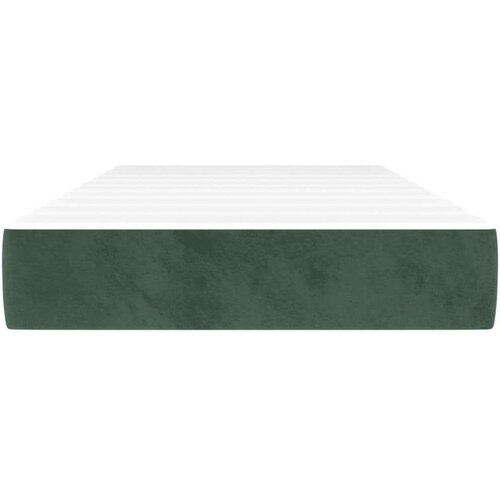 vidaXL Madrac s oprugama tamnozeleni 100x200x20 cm bar&scaron;unasti Cijene
