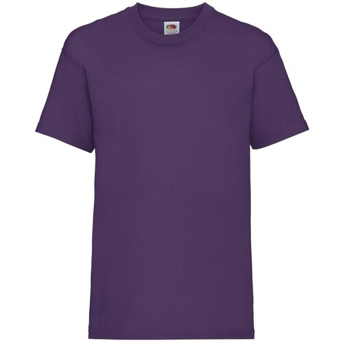 Fruit Of The Loom Purple Cotton T-shirt Slike